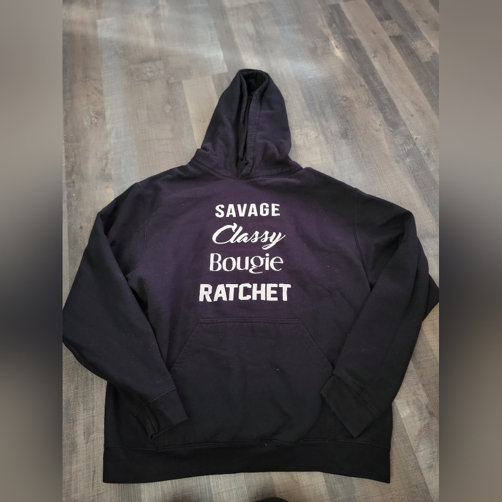 Graphic Hoody Designed by Me Size large